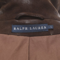 Ralph Lauren Veste/Manteau en Cuir en Marron