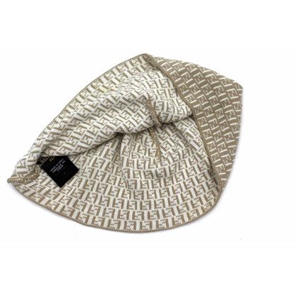 Fendi Hut/Mütze aus Baumwolle in Beige