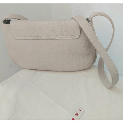 Marni Tote bag Leather in Cream