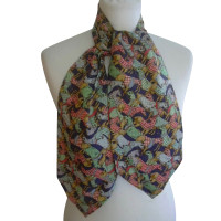 Lancel silk scarf with pattern