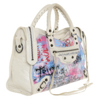 Balenciaga "Classic City Bag" met graffiti