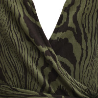 Diane Von Furstenberg Wrap dress in olive green