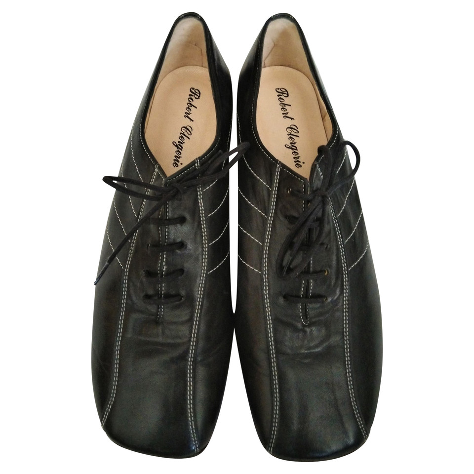 Robert Clergerie Lace-up shoes Leather in Black