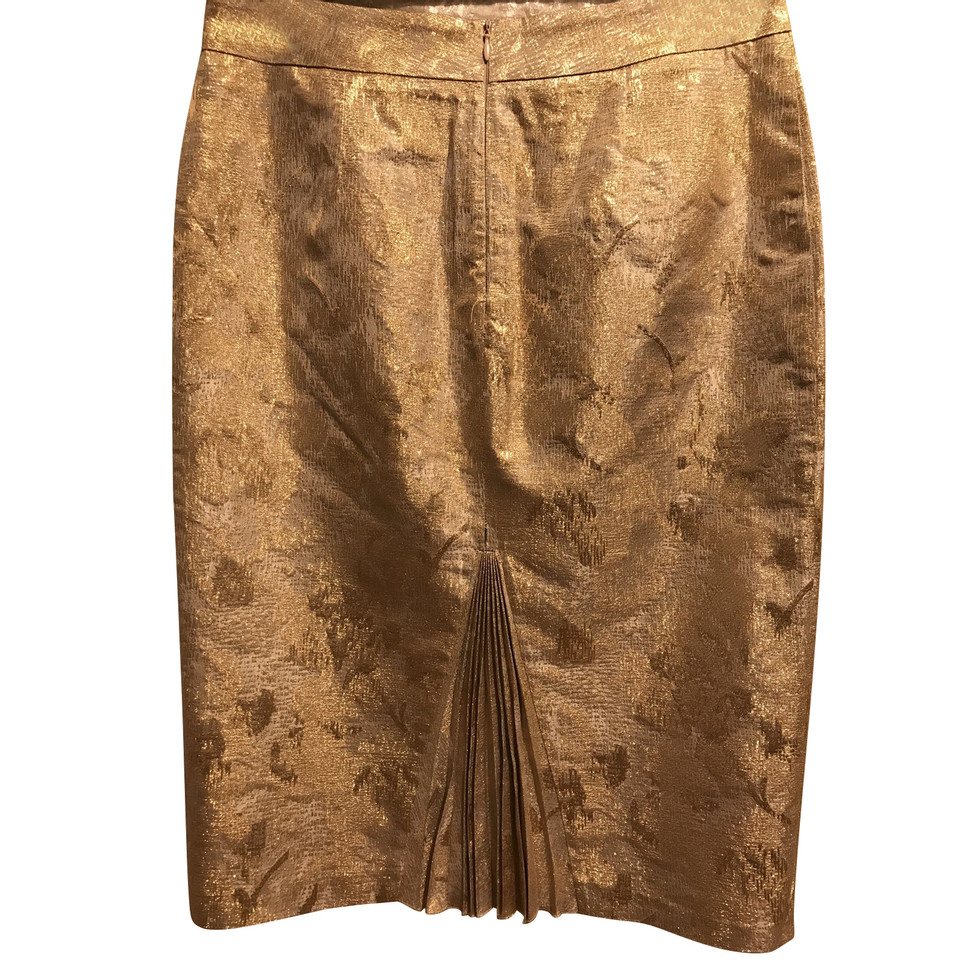 Blumarine Skirt Viscose in Gold
