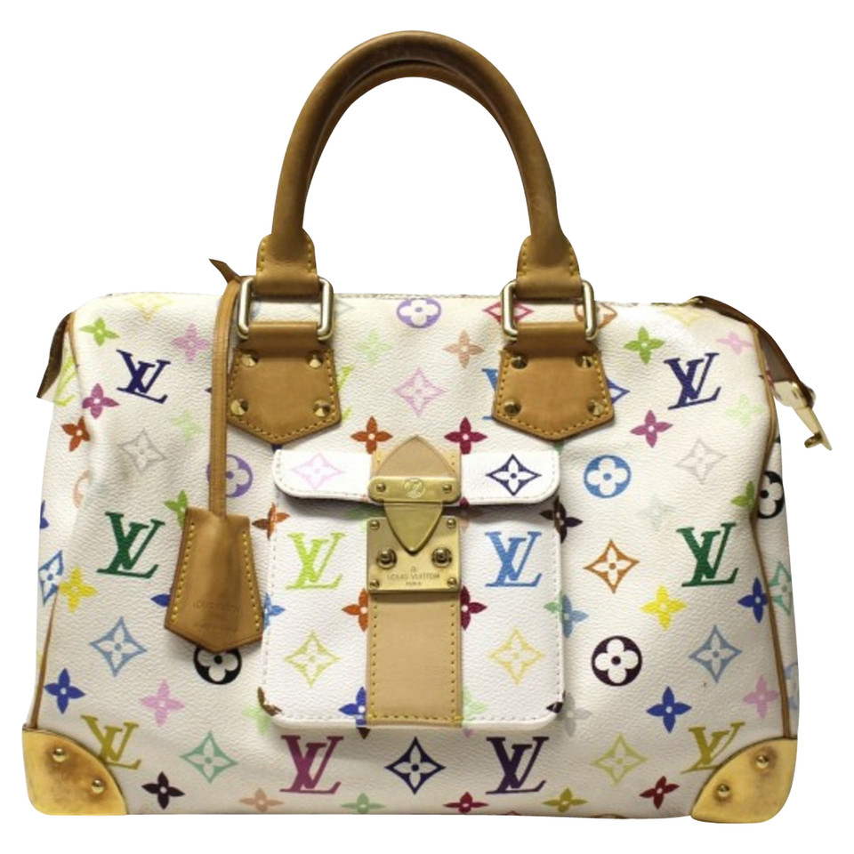 Louis Vuitton Speedy blanc multicolore