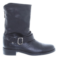 Bally Black leather boots