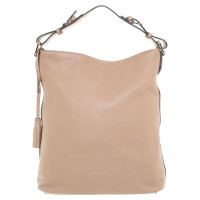 Coccinelle Leather shopper in beige