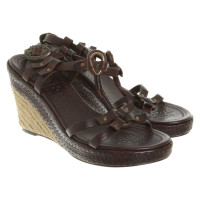 Ash Wedges Leather in Brown