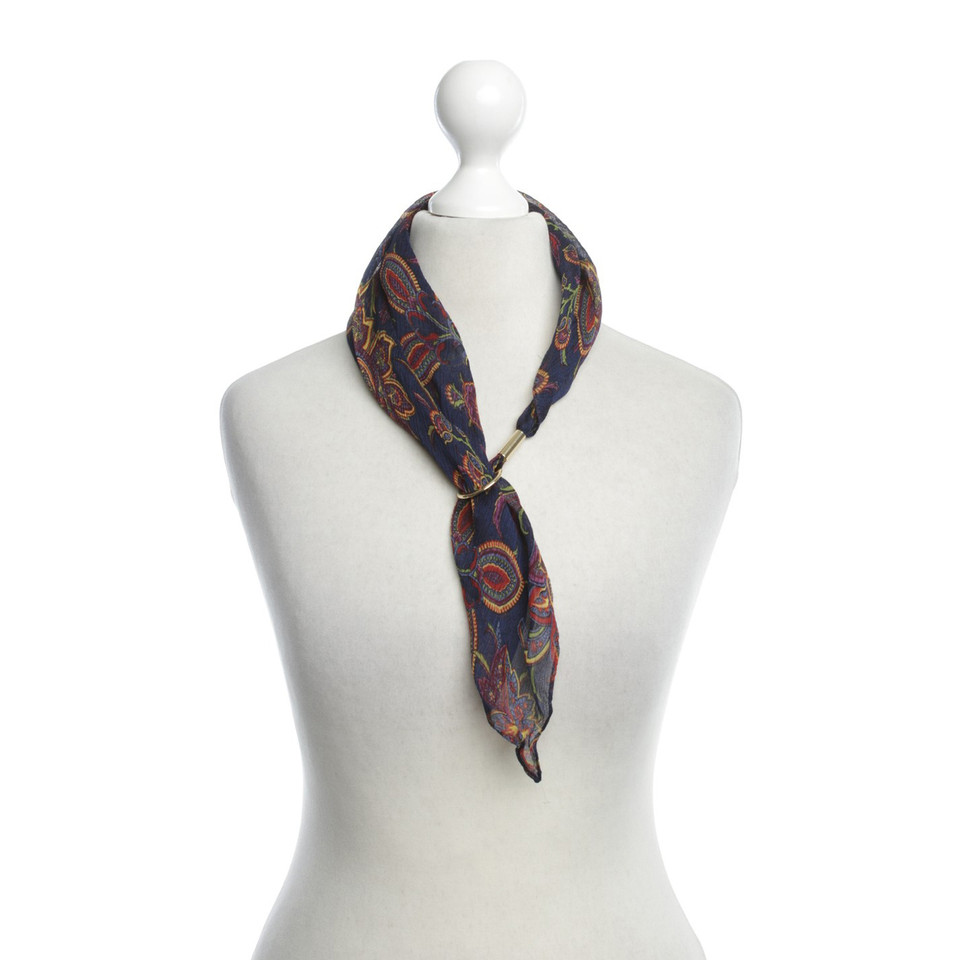 Blumarine Silk scarf with pattern