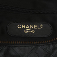 Chanel Reistas Leer in Zwart