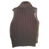 Oakwood Knitted vest with fur 