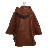 Hoss Intropia Leather Cape brown