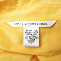 Diane Von Furstenberg Blouse met overhemd in geel