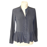 Schumacher Silk blouse with peplum