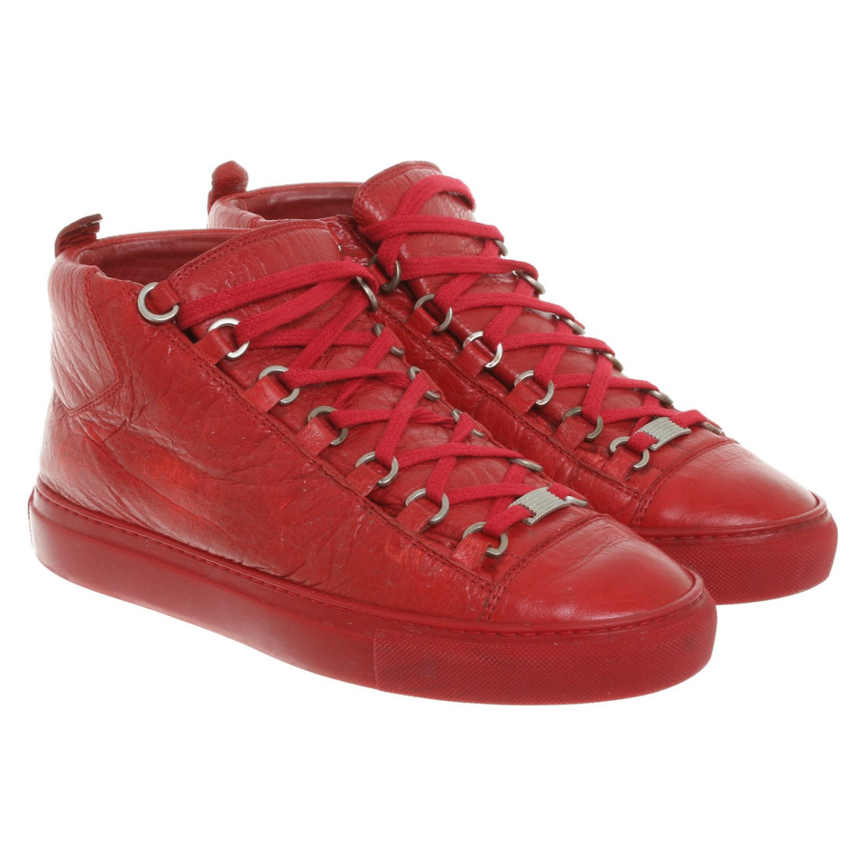 Balenciaga Sneaker in Pelle in Rosso