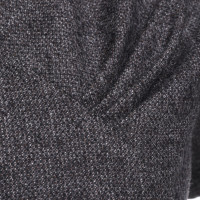 Christian Dior Abito grigio a macerie in lana vergine