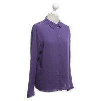 Iris Von Arnim Silk blouse in purple