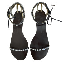 Giuseppe Zanotti Sandalen Leer in Bruin