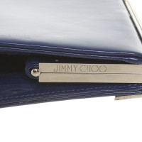 Jimmy Choo Clutch Lakleer in Blauw