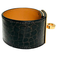 Hermès Collier de Chien Armband aus Leder in Braun