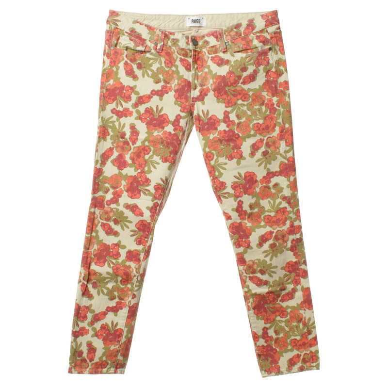 Paige Jeans Jeans with floral print 