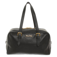 Miu Miu Handbag Leather in Black