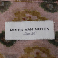 Dries Van Noten blouse en soie avec motif