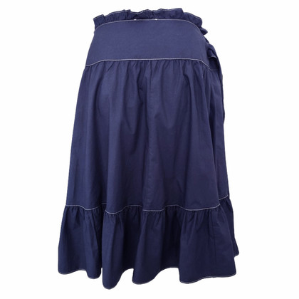 Semi Couture Jupe en Coton en Bleu