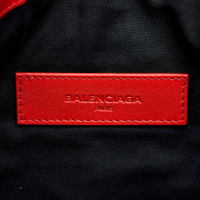Balenciaga Pochette in Pelle scamosciata in Rosso