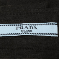 Prada trousers in black wool mix