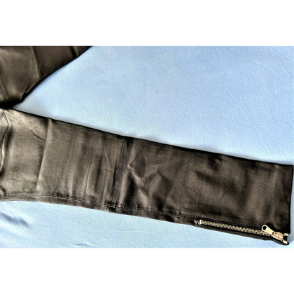 Pierre Balmain Trousers Leather in Black