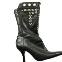 Nine West Boots Leather in Black
