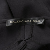 Balenciaga Silk skirt in black