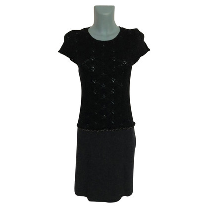 Twin Set Simona Barbieri Kleid aus Wolle in Schwarz