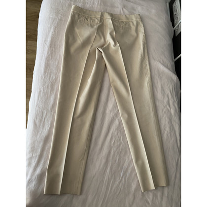 Salvatore Ferragamo Trousers Cotton in Beige
