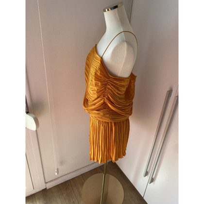 Vionnet Kleid aus Seide in Orange