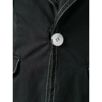 Gianfranco Ferré Jacket/Coat Cotton in Black