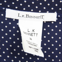 L.K. Bennett gonna di seta con motivo