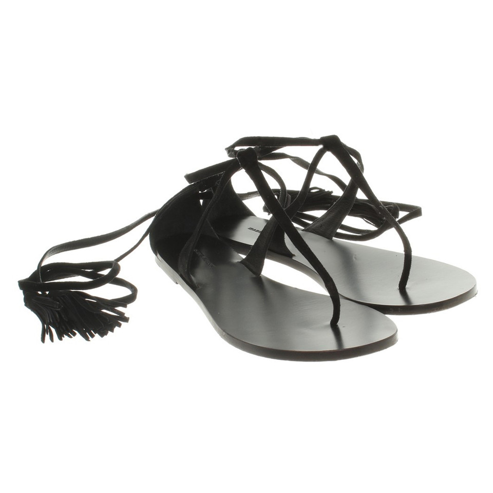 Isabel Marant Lace-up sandals in black