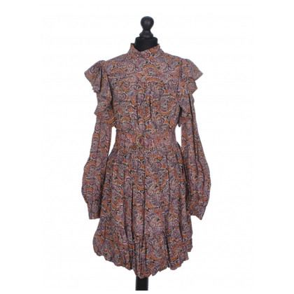 Ulla Johnson Dress Silk in Brown