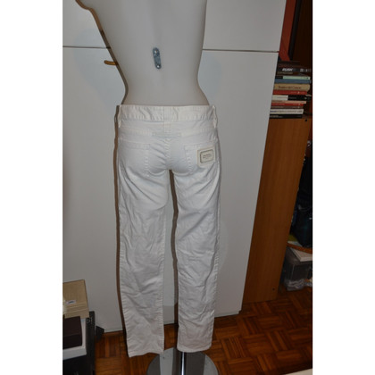 Jean Paul Gaultier Jeans in Cotone in Bianco