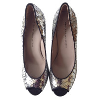 Marc By Marc Jacobs Pumps/Peeptoes Leather in Silvery