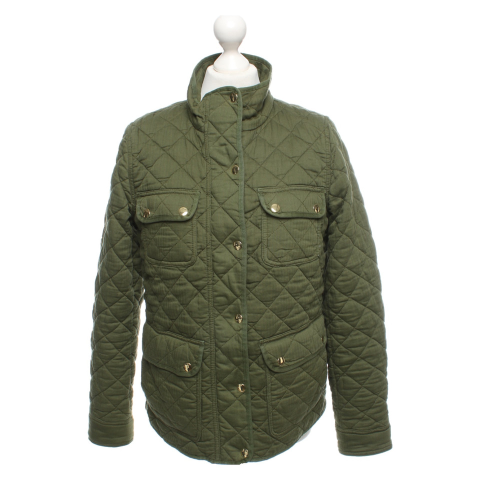 J. Crew Jacket/Coat Cotton in Green