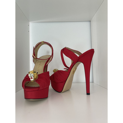 Charlotte Olympia Sandals in Red