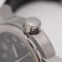 Oris Armbanduhr aus Stahl in Schwarz
