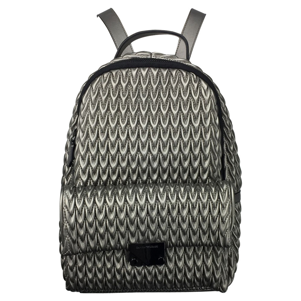 Emporio Armani Backpack in Silvery