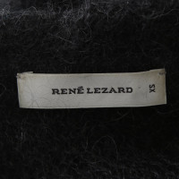 René Lezard Cardigan in grey / black