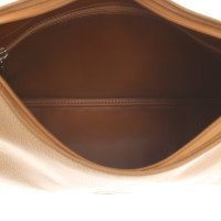 Longchamp Handtasche aus Leder in Ocker