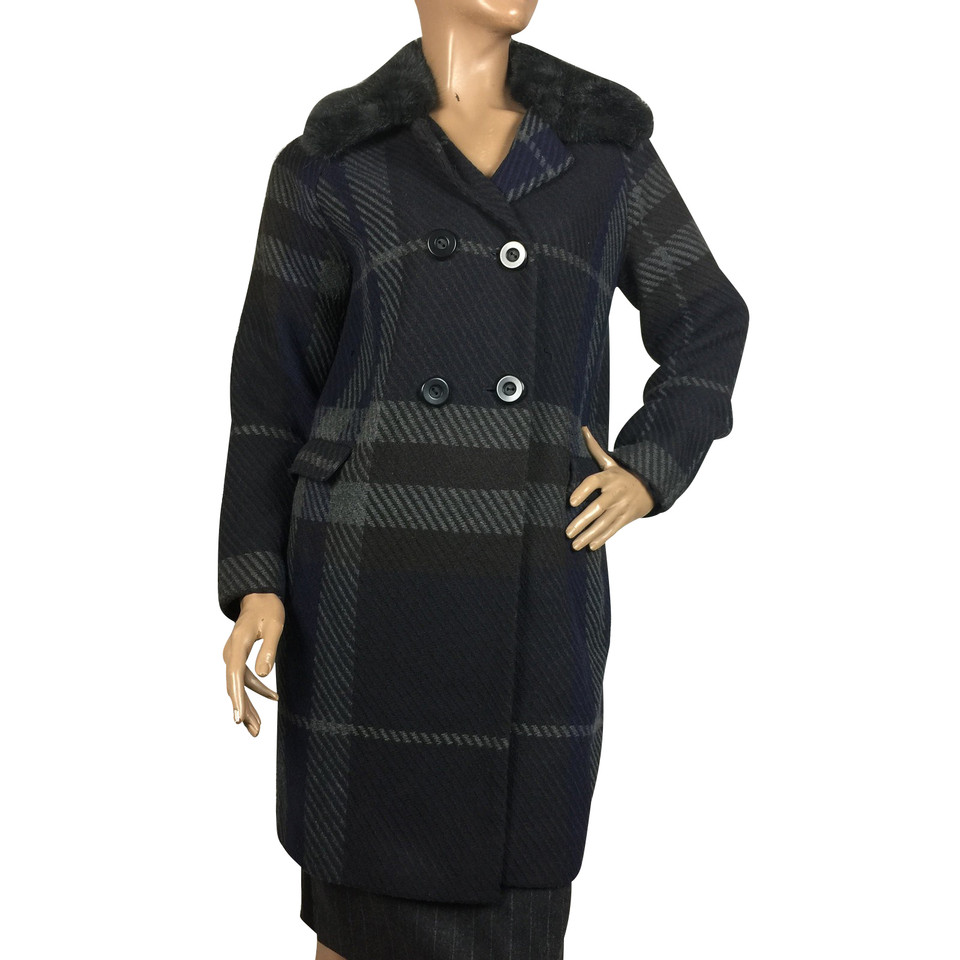 Clements Ribeiro Coat with faux fur collar
