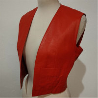 Nina Ricci Vest Leather in Red